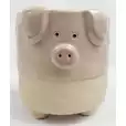 DONICZKA ceramiczna 3D wzory Piesek Krówka Świnka MIX 13,5x15cm 