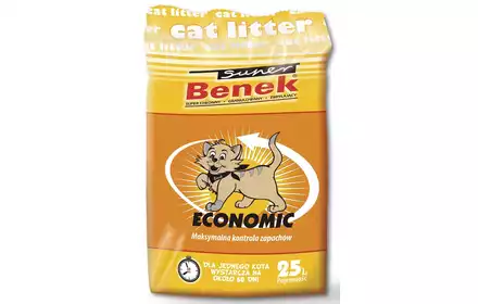 Super Benek Economic żwirek dla kota 25 l