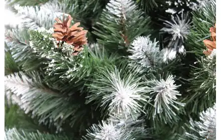 CHOINKA SZTUCZNA NA PNIU SOSNA SZRONIONA Z SZYSZKĄ 190CM