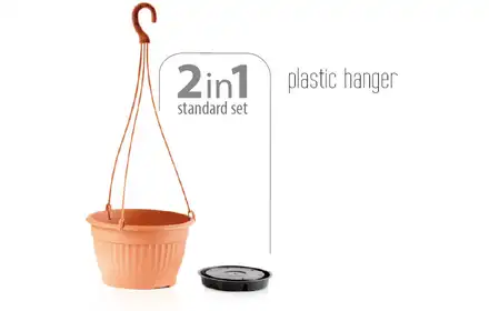 Doniczka Terra okrągła wisząca 26 cm terakota DWT26-R624