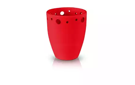 Osłonka ceramiczna czerwona 14 cm 70.030.14 Polnix
