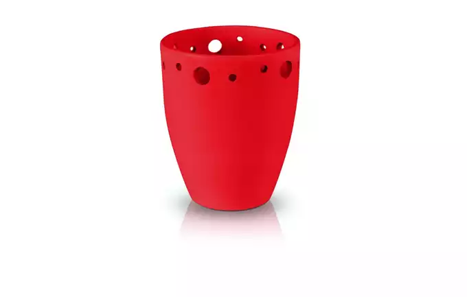 Osłonka ceramiczna czerwona 14 cm 70.030.14 Polnix