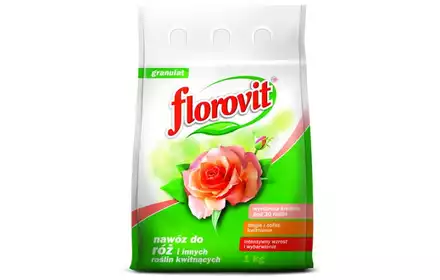 Nawóz do róż granulat 1KG  FLOROVIT 