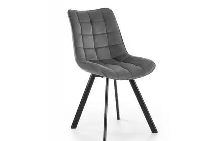 Krzesło Halmar K332 ciemny popiel velvet 