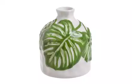 WAZON CERAMICZNY MONSTERA M 13CM H 128CAN17A923