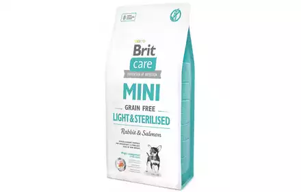 BRIT Care Mini Grain-Free karma Light Sterilised 2kg
