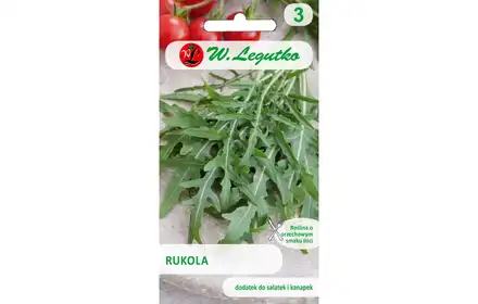 Nasiona Rukola zielona 0,5g Legutko GRC3 Diplotaxis tenuifolia
