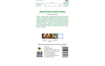 Nasiona Roszponka warzywna - Verte de Cambrai 2g Legutko GRC2 Valerianella locusta