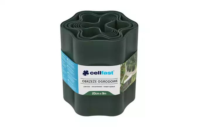 Obrzeże ogrodowe trawnikowe ciemna zieleń 30-023 20CMX9M Cellfast