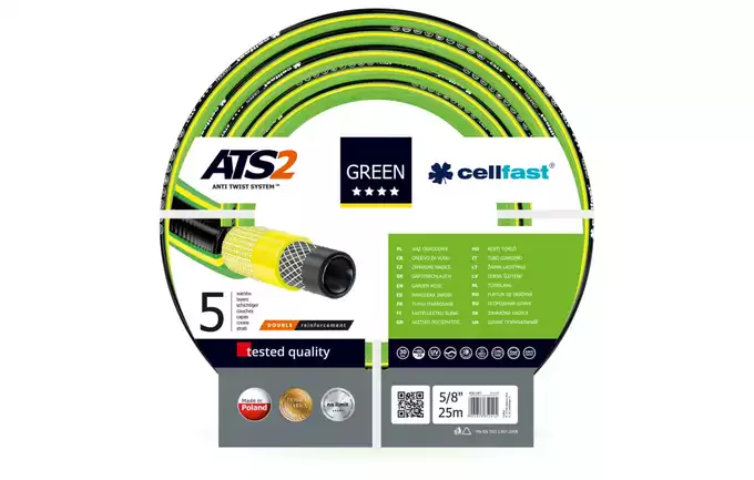 Wąż ogrodowy Ats Green 5/8&quot; 25 M 15-110 Cellfast