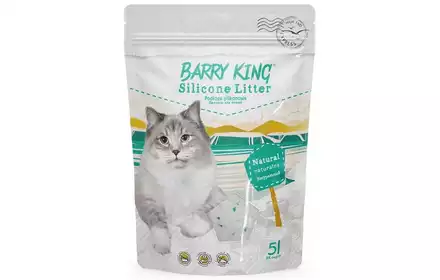 BARRY KING żwirek silikonowy podłoże dla kota NATURALNE 5L