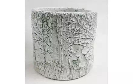 DONICA ceramiczna cylider mozaika Zielona 20,5x19cm 