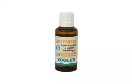 ZOOLEK ANTYCHLOR UZDATNIACZ WODY DO AKWARIUM 30ML