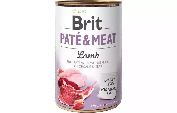 BRIT Pate&amp;Meat karma mokra Jagnięcina Lamb 400g
