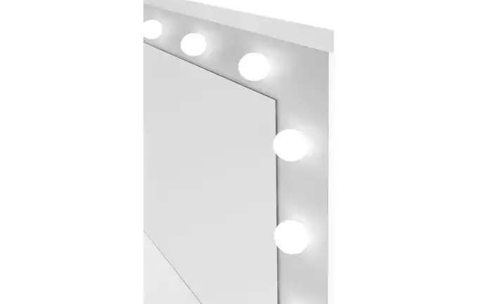 Toaletka Halmar Hollywood biała z oświetleniem 