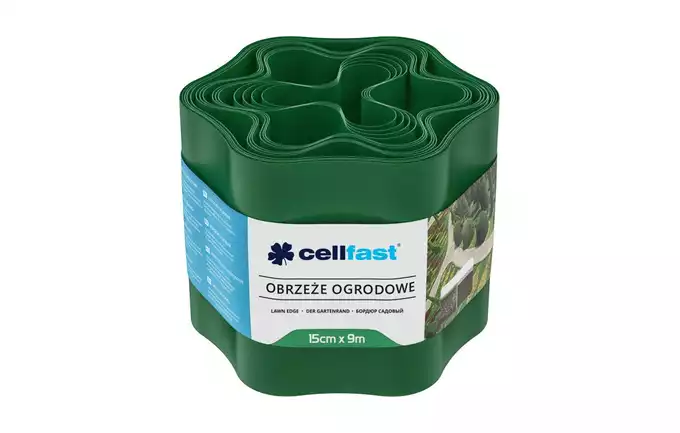 Obrzeże ogrodowe trawnikowe zielone 30-002 15CMX9M Cellfast
