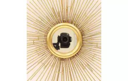 Lustro Art-Pol 113812 złote 54 cm słońce dekoracyjne