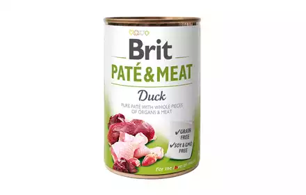BRIT Pate&amp;Meat karma mokra Duck Kaczka 400g 