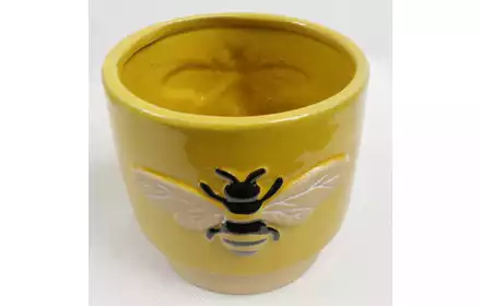 DONICZKA ceramiczna żółta 3D wzór Pszczoła 12,5x15 1087284