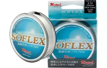 FLUOROCARBON MOMOI SOFLEX FC 50M 0.128MM/1.4KG CLEAR JMO-39-99-012