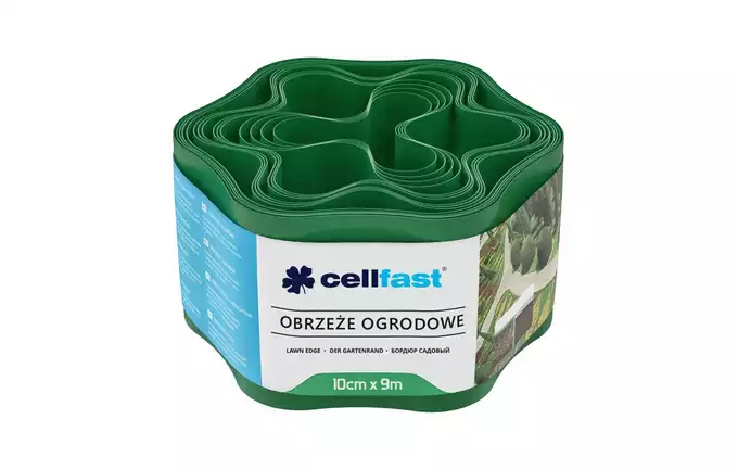 Obrzeże ogrodowe trawnikowe zielone 10CMX9M 30-001 Cellfast