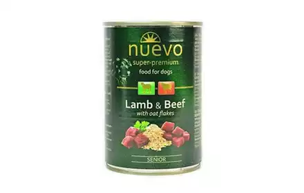 Nuevo Senior Lamb Beef dog 400g karma mokra dla psów jagnięcina z wołowiną
