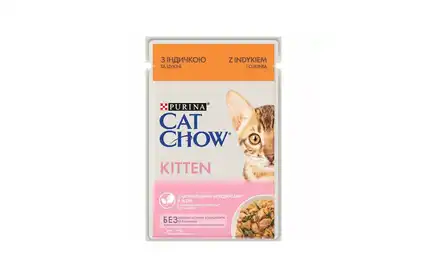Mokra karma Purina Cat Chow Kitten indyk z cukinią 85g