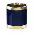 Doniczka Emerald Cylinder Gold&amp;Blue 13 Cm 09.142.13 Polnix