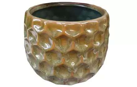 Osłonka Ceramiczna Musztardowa Plaster Miodu 12,5cm F14-25 Cieślak