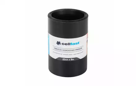 Obrzeże ogrodowe proste czarne 20cmx9m 30-233H Cellfast