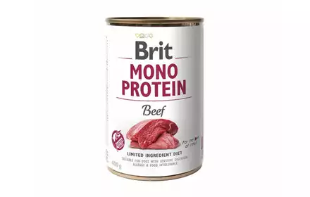 Brit Mono Protein Beef wołowina karma mokra dla psa 400g