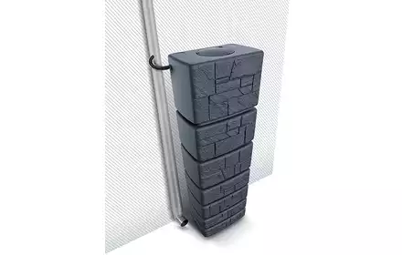 Pojemnik Zbiornik Na Deszczówkę Tower Stone Smooth Grey 500l Idtst500-S433 Prosperplast