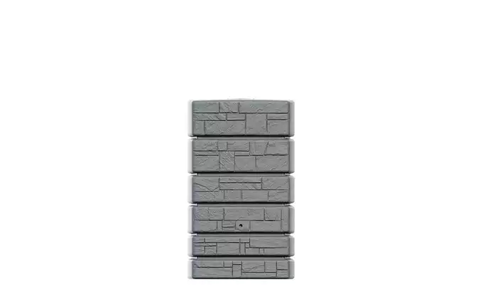 Pojemnik Zbiornik Na Deszczówkę Tower Stone Smooth Grey 500l Idtst500-S433 Prosperplast