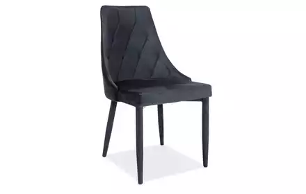 Krzesło Signal Trix velvet czarny bluvel 19