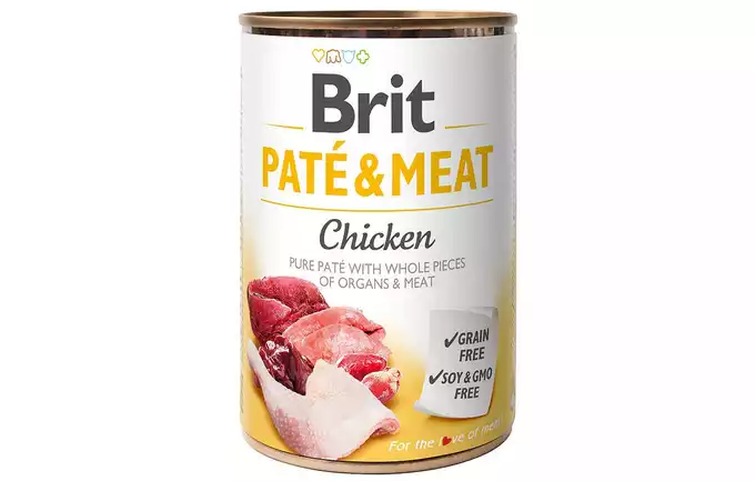 BRIT Pate&amp;Meat karma mokra Chicken Kurczak 400g