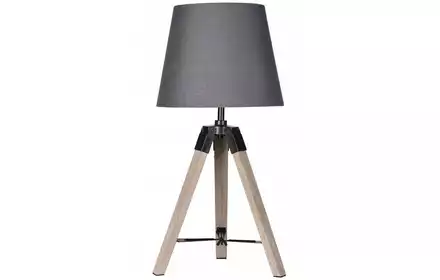 Lampa stołowa drewniana podstawa 49cm Y03000100