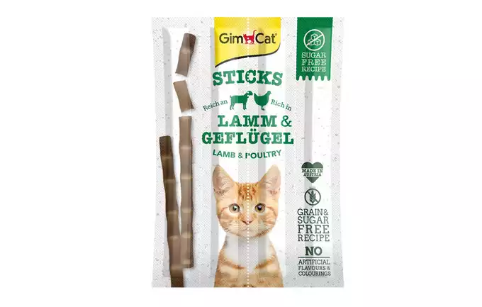 Gimcat Sticks Drób Z Jagnięciną 4x5g Kabanosy 420820