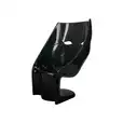 Fotel krzesło Nemo Face Chair czarny mat włókno szklane 83x90x135cm