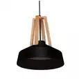 Lampa wisząca Trix Black II 180 loftowa Keter Lighting