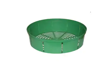 Osłonka koszyk na cebulki 32cm zielony