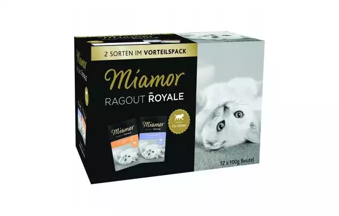 Miamor Ragout Royale Kitten Drób I Wołowina 12x100g 74095