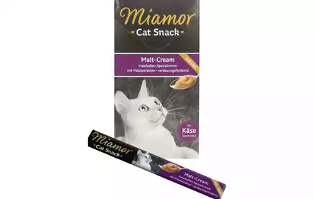 Miamor Cat Snack Malt Cream pasta serowa odkłaczająca 90g (6x15g)