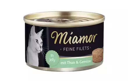 Miamor Feine Filets Dose Tuńczyk Z Warzywami Karma Mokra Dla Kotów 100g