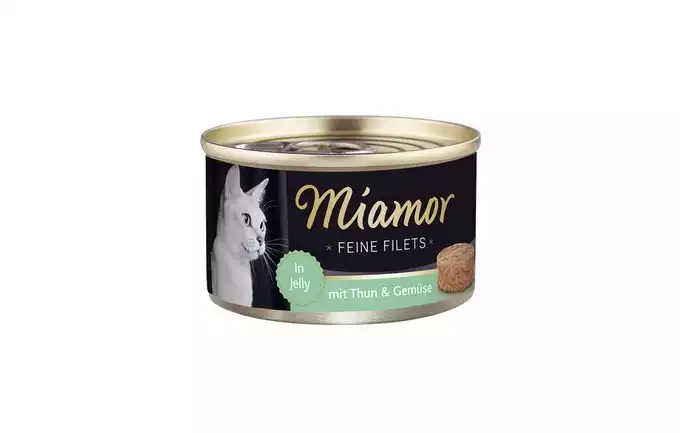 Miamor Feine Filets Dose Tuńczyk Z Warzywami Karma Mokra Dla Kotów 100g