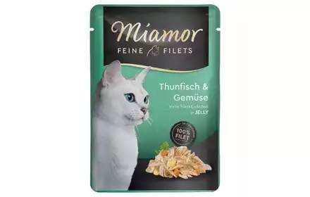 Miamor Feine Filets Tuńczyk Z Warzywami 100g Karma Mokra Dla Kotów
