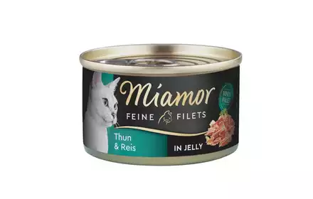 Miamor Feine Filets Tuńczyk Z Ryżem Karma Mokra Dla Kotów 100g