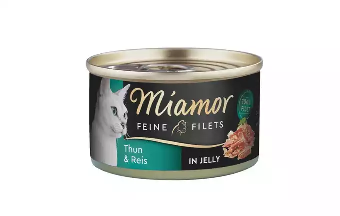 Miamor Feine Filets Tuńczyk Z Ryżem Karma Mokra Dla Kotów 100g