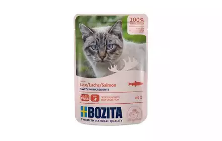 Bozita Cat łosoś w sosie 85g karma mokra dla kota