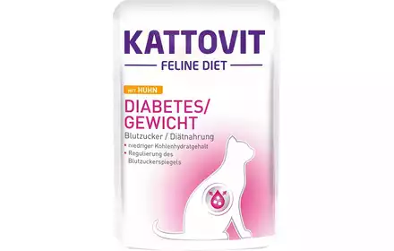 Kattovit Diabetes z kurczakiem karma mokra dietetyczna dla kotów 85g 77245/24