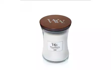 WoodWick Linen świeca zapachowa średnia 275g 92135E